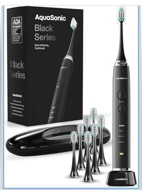 Aquasonic Black Series Ultra Whitening Electric Toothbrush